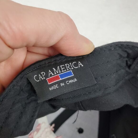 Cap America Red Dragon Velcro Cap Black OFSA - Picture 3 of 7